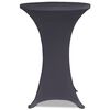 vidaXL Stretch Table Cover 4 pcs 60 cm Anthracite