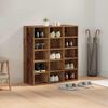 vidaXL Shoe Cabinet Old Wood 77.5 x 30 x 83.5 cm Engineered Wood