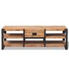 vidaXL TV Stand Solid Acacia Wood 140x40x45 cm
