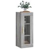 vidaXL Wall Mounted Cabinet Grey Sonoma 34.5x34x90 cm