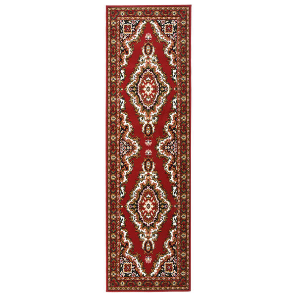 vidaXL Runner Rug BCF Oriental Red 80x300 cm