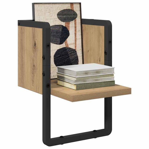 vidaXL Wall Shelf Artisian Oak 20 x 25 x 30 cm Engineered Wood