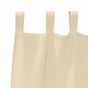 vidaXL Blackout Curtains with Rings 2 pcs Cream 175 x 140 cm Polyester