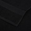 vidaXL Bath Towels "FROGN" 4 pcs Black 100x150 cm 360 gsm