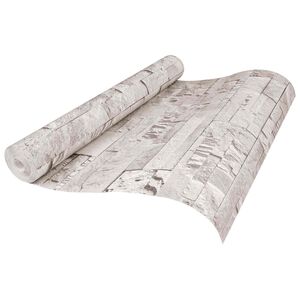 vidaXL 3D Stone Wallpaper Cream 10 x 0.53 m Non-Woven Fabric