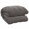 vidaXL Weighted Blanket Grey 220x235 cm King 11 kg Fabric