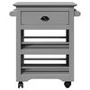 vidaXL Kitchen Trolley BODO Grey 67.5x45x80 cm