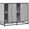 vidaXL Sideboard Grey Sonoma 92x35x76 cm Engineered Wood