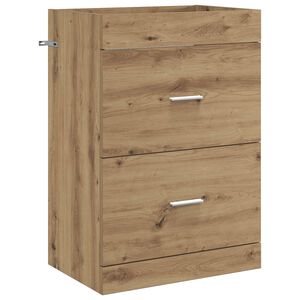 vidaXL Bathroom Under Sink Cabinet Artisan Oak 56 x 37.5 x 81 cm