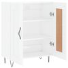 vidaXL Sideboard High Gloss White 69.5x34x90 cm Engineered Wood