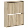 vidaXL Wall-Mounted Shoe Cabinet ZWOLLE 71 x 17 x 86 cm Sonoma Oak