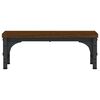 vidaXL Monitor Stand Brown Oak 37x23x14 cm Engineered Wood