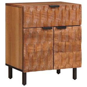 vidaXL Bedside Cabinet Brown 50 x 33 x 60 cm Solid Mango Wood