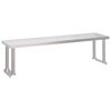 vidaXL Kitchen Work Table with Overshelf 120x60x115 cm Stainless Steel