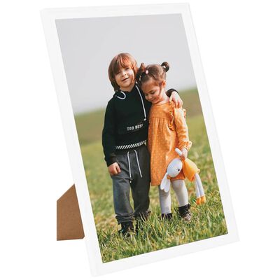 vidaXL Photo Frames Collage 3pcs for Wall or Table White 59.4x84cm MDF