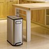 EKO Pedal Bin Ecofly 2x20 L Matte Silver