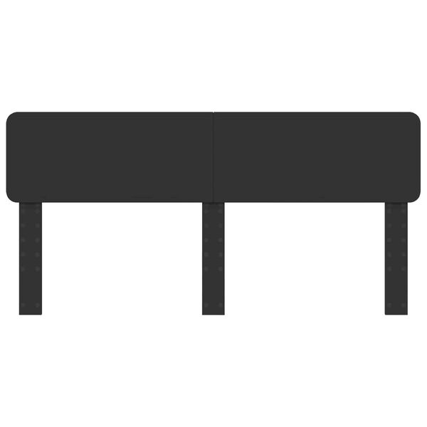 vidaXL Headboard Black Oak 200 cm Engineered wood