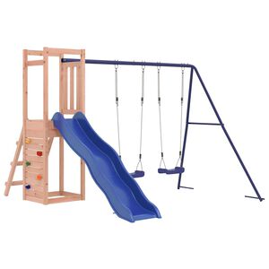 vidaXL Outdoor Playset | Douglas wood and blue