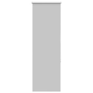 vidaXL Roller Blind Blackout Light Grey 40x130 cm Fabric Width 35.7 cm Polyester