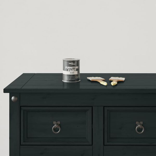 vidaXL Furniture Paint Black 10 x 10 x 12.2 cm Wall Print