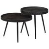 vidaXL Nesting Coffee Tables 2 pcs Iron