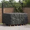 vidaXL Furniture Cover Plain Black 180 x 150 x 85 cm 420D