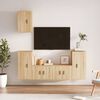 vidaXL 5 Piece TV Cabinet Set Sonoma Oak Engineered Wood