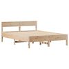 vidaXL Bed Frame without Mattress 135x190 cm Double Solid Wood Pine