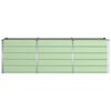 vidaXL Planter Green 240 x 80 x 75 cm Steel