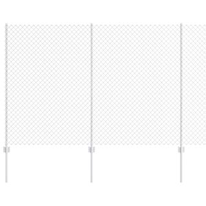 vidaXL Chain Link Fence with Post 10 x 1.5 m (W x H)