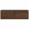 vidaXL TV Cabinet Brown Oak 80x31x25.5 cm Engineered Wood
