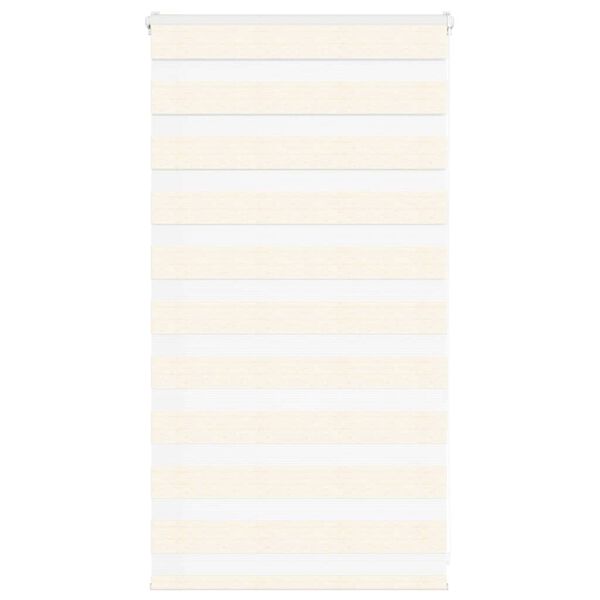 vidaXL Zebra Blind Marble Beige 75x100 cm Fabric Width 70.9 cm Polyester