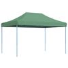 vidaXL Party Tent Folding Green 279 x 410 x 315 cm Oxford Fabric