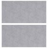 vidaXL Stair Tread Rectangular 2 pcs Silver 50 x 25 cm Aluminium