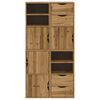 vidaXL Side Cabinets 4 pcs "ODDA" 40x24x79 cm Solid Wood Pine