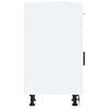 vidaXL Kitchen Base Cabinet Porto White Engineered Wood