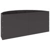 vidaXL Planter Black 120 x 60 x 50 cm Steel