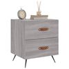 vidaXL Bedside Cabinets 2 pcs Grey Sonoma 40x35x47.5 cm Engineered Wood