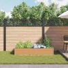 vidaXL Garden Raised Bed 195 x 100 x 36 cm Galvanised Steel