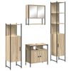 vidaXL Bathroom Furniture Set 4 pcs Sonoma Oak Engineered Wood