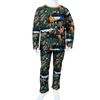 Kids' Pyjamas with Long Sleeves Dark Green 128