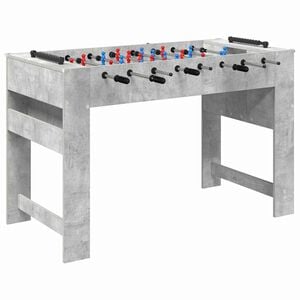 vidaXL Foosball Table Concrete Grey 125 x 60.5 x 80 cm Engineered Wood