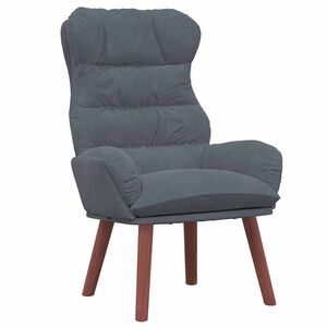 vidaXL Armchair Dark Grey 69 x 74 x 93 cm Velvet