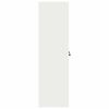 vidaXL Storage Cabinet 2 pcs White 80 x 40 x140 cm Steel