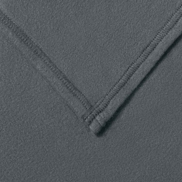 vidaXL Throw Blanket Dark Grey 170 x 130 cm Fleece