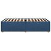 vidaXL Bed Frame without Mattress Blue 100x200 cm Fabric