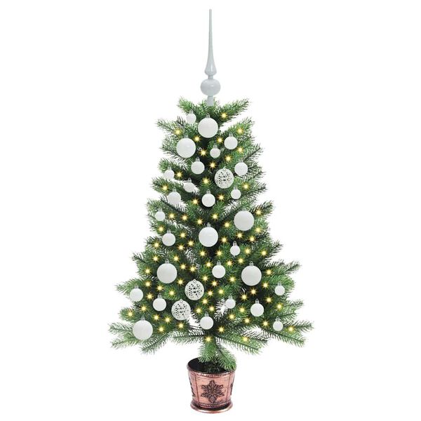 vidaXL Christmas Tree with 150 LEDs with Stand Green 90 cm PE