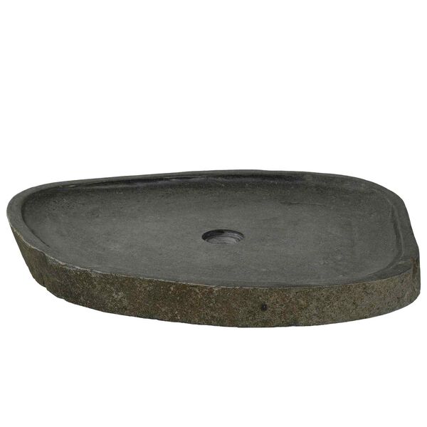 vidaXL Basin Grey (55-65) x (40-50) x 6 cm River stone