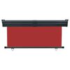 vidaXL Balcony Side Awning 165x250 cm Red