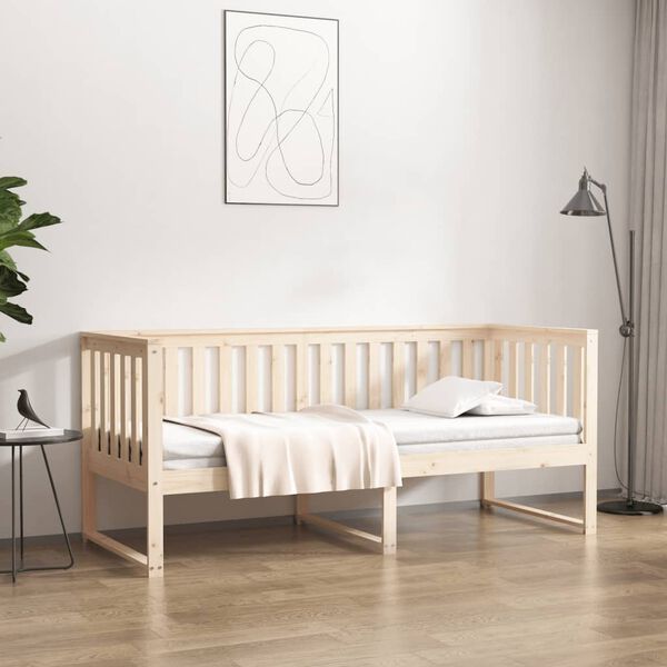 vidaXL Day Bed without Mattress 80x200 cm Solid Wood Pine